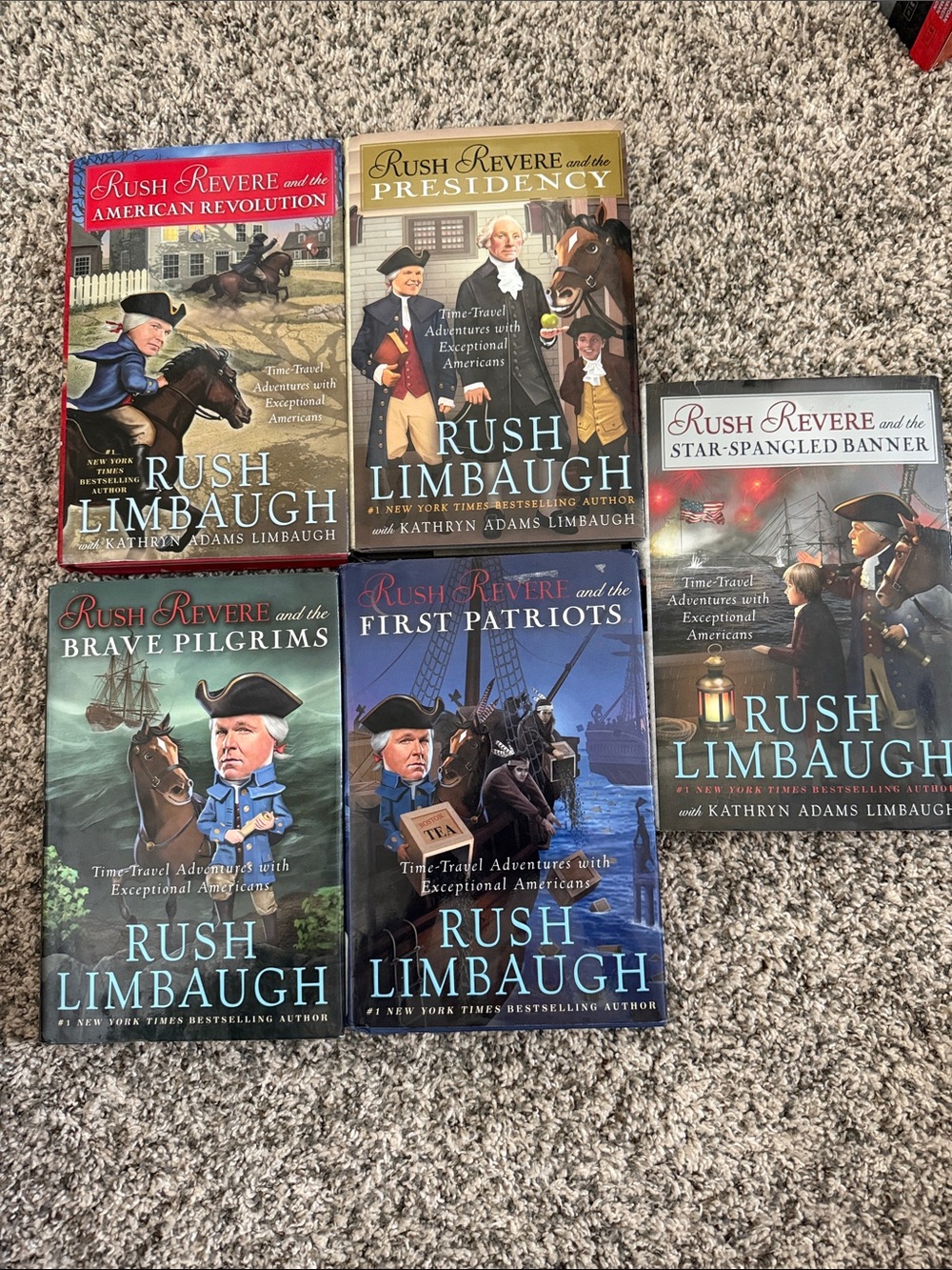 Rush Revere Rush Limbaugh Complete Childrens Books Lot